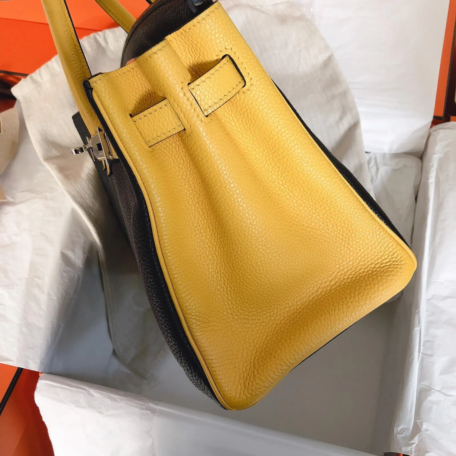 Hermes Birkin 30 HSS Black Yellow PHW