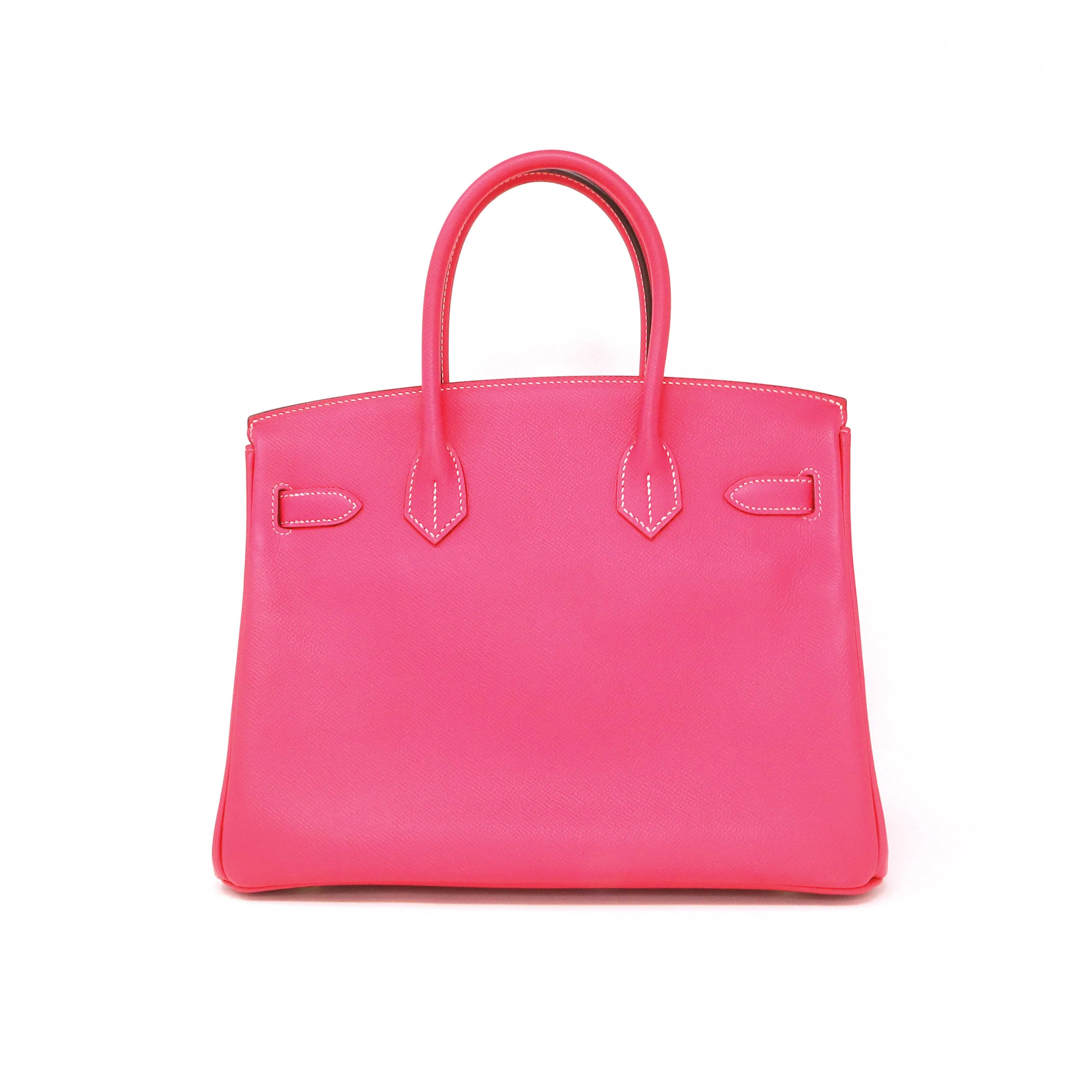 Hermes Birkin 30 Rose Tyrien Epsom Leather GHW