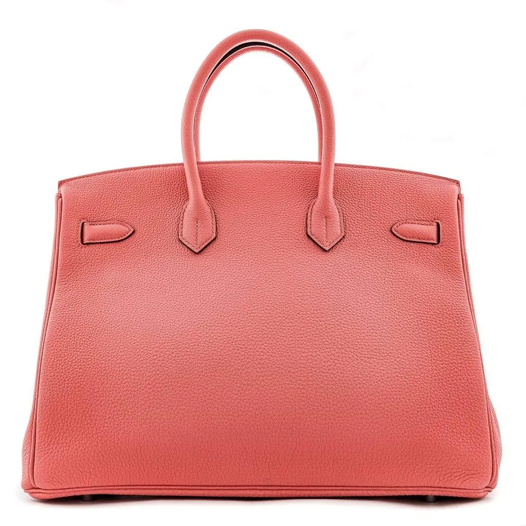 Hermes Birkin 35 Clemence Capucine PHW