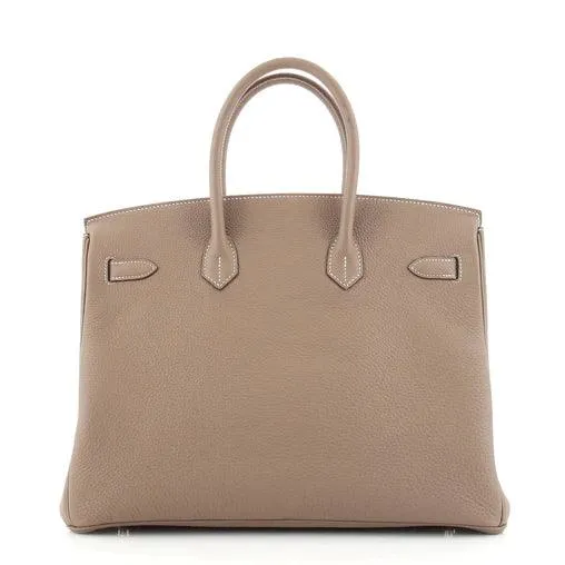 Hermes Birkin 35 Etoupe Togo Gold Hardware