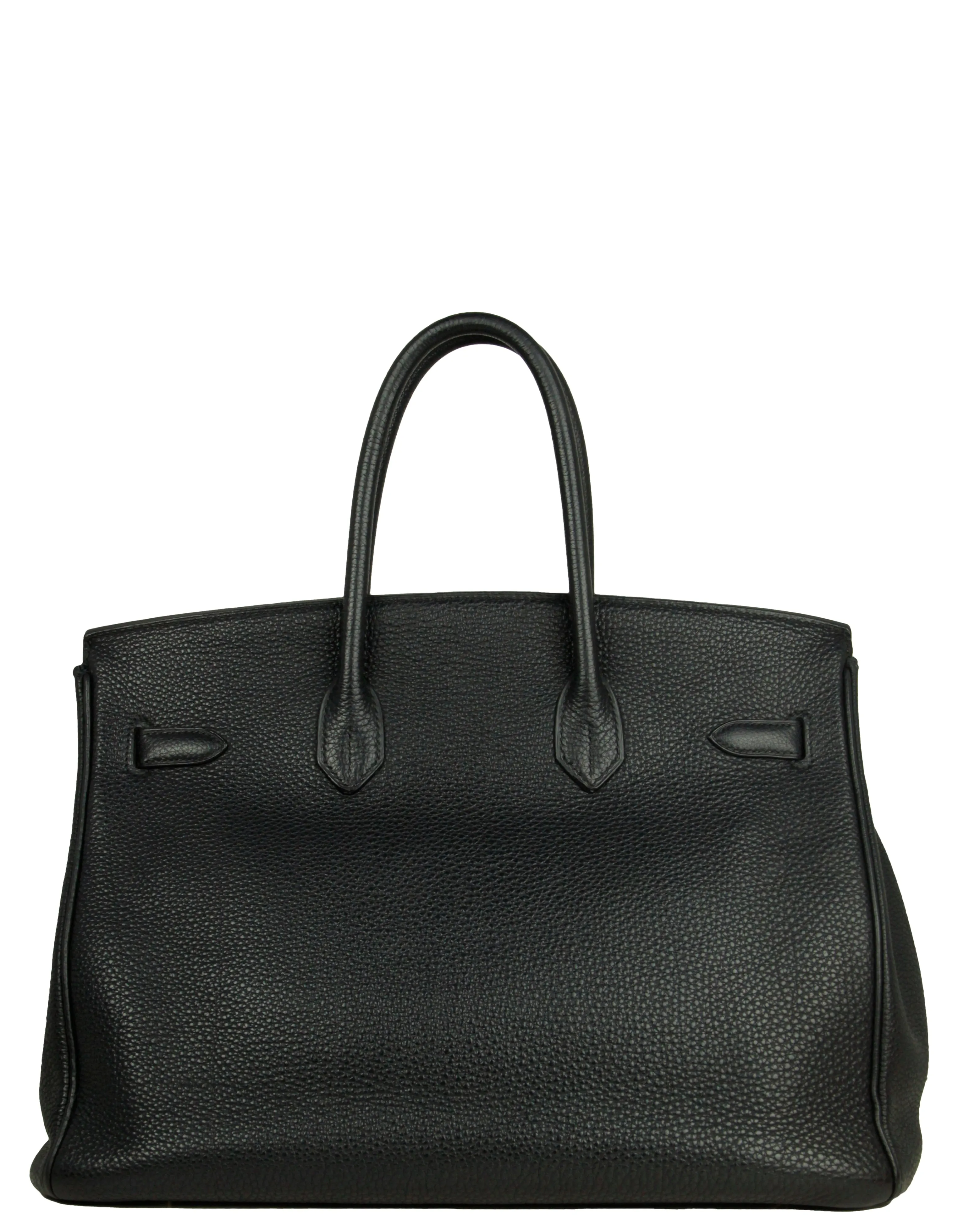 Hermes Black Togo Leather 35cm Birkin Bag GHW