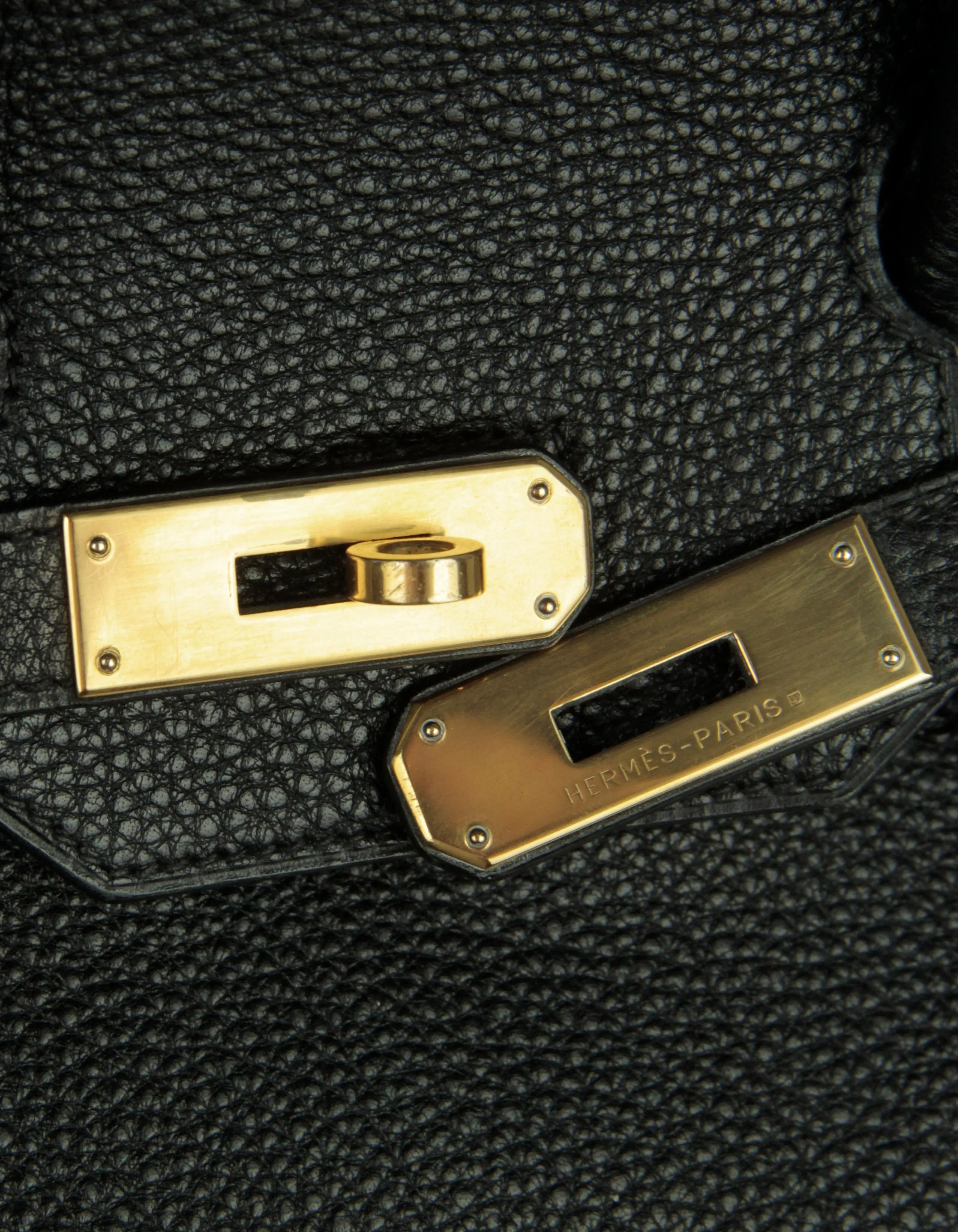 Hermes Black Togo Leather 35cm Birkin Bag GHW