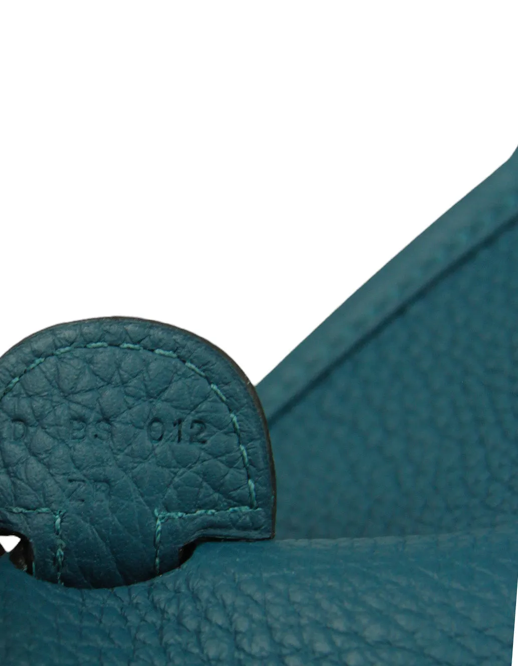 Hermes Colvert Blue Clemence Evelyne III 29 PM Messenger Bag