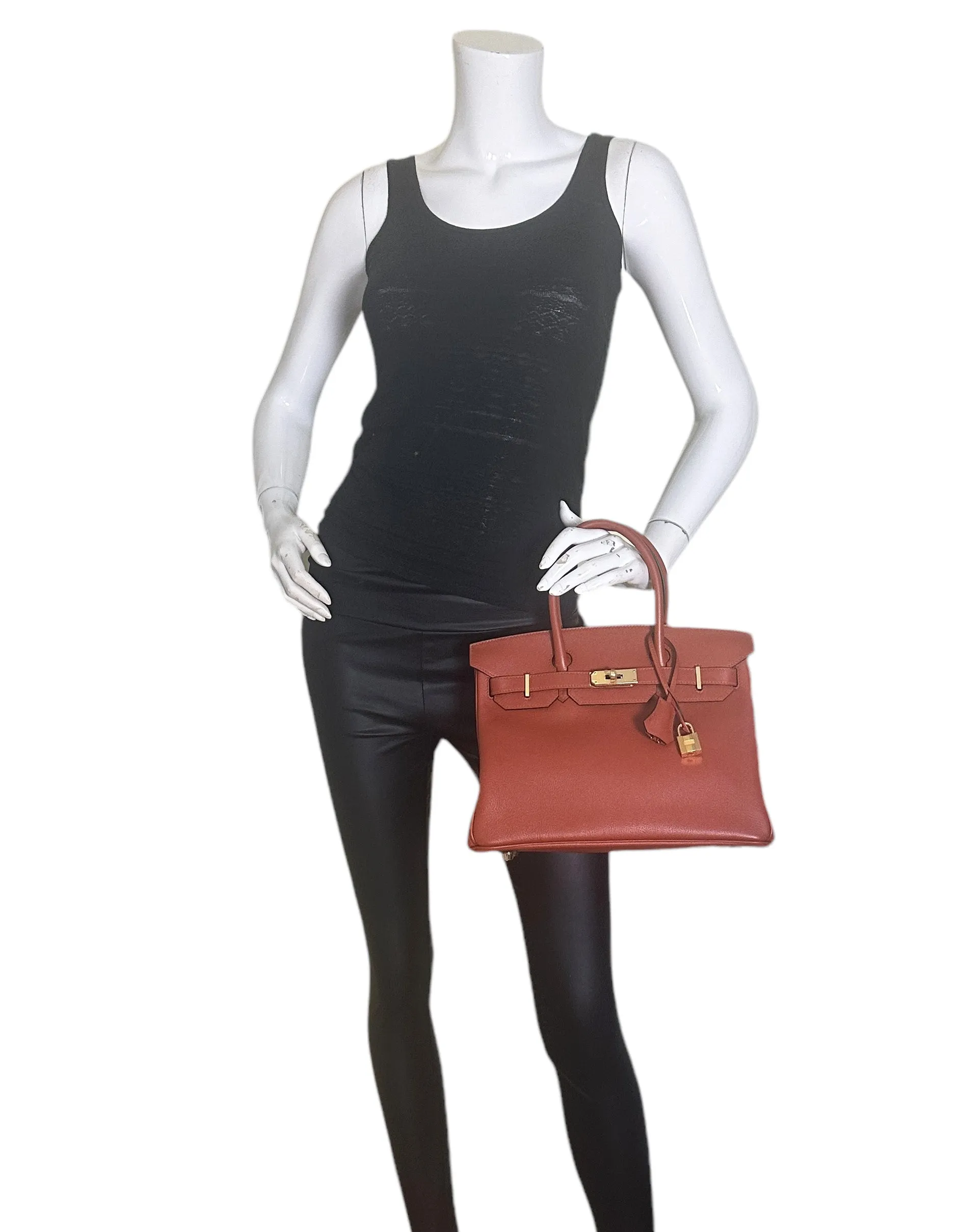 Hermes Cuivre Novillo 30cm Birkin Bag GHW