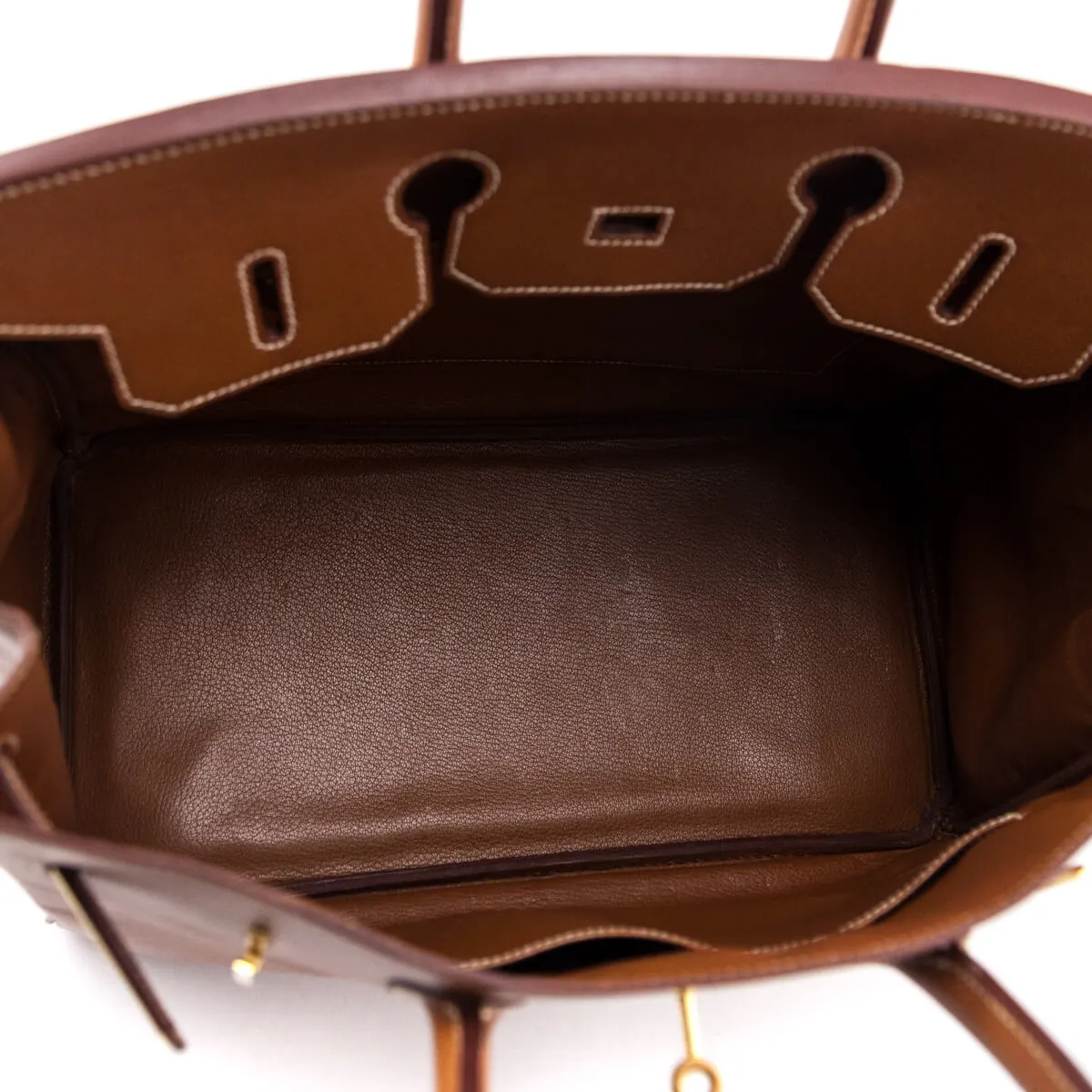 Hermes Gold Courcheval Vintage Birkin 35