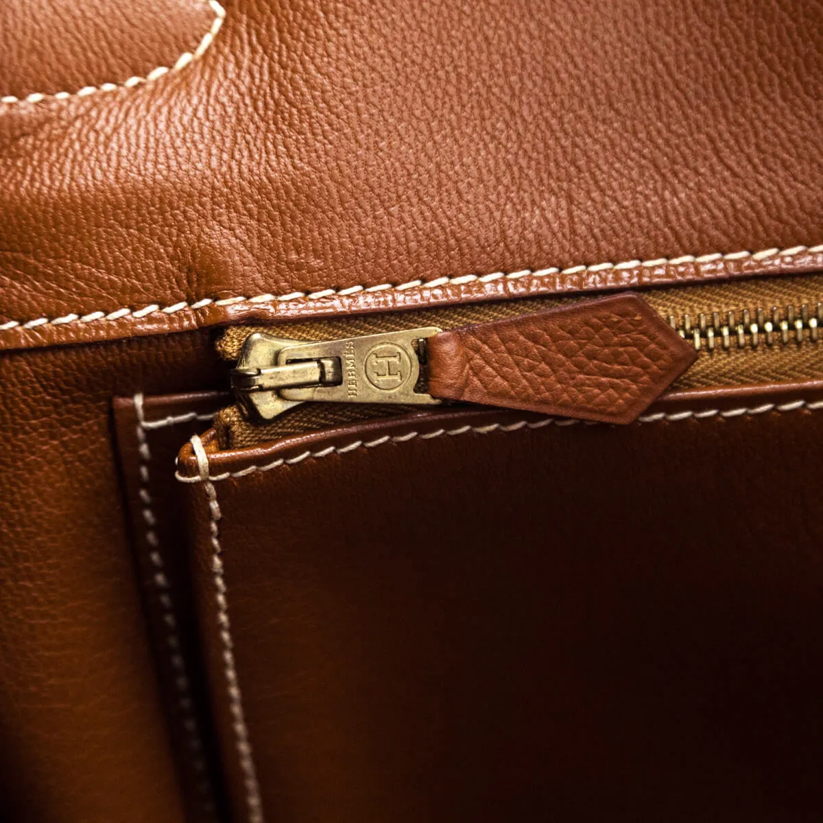 Hermes Gold Courcheval Vintage Birkin 35