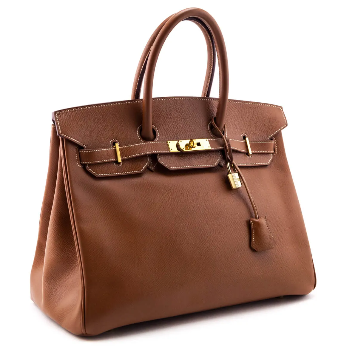 Hermes Gold Courcheval Vintage Birkin 35