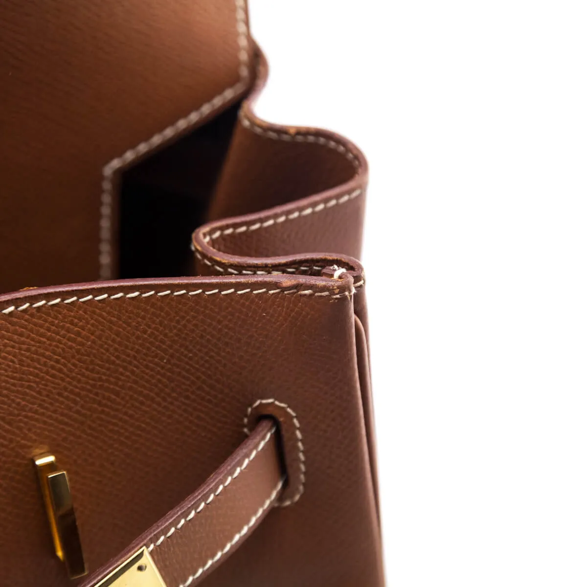 Hermes Gold Courcheval Vintage Birkin 35