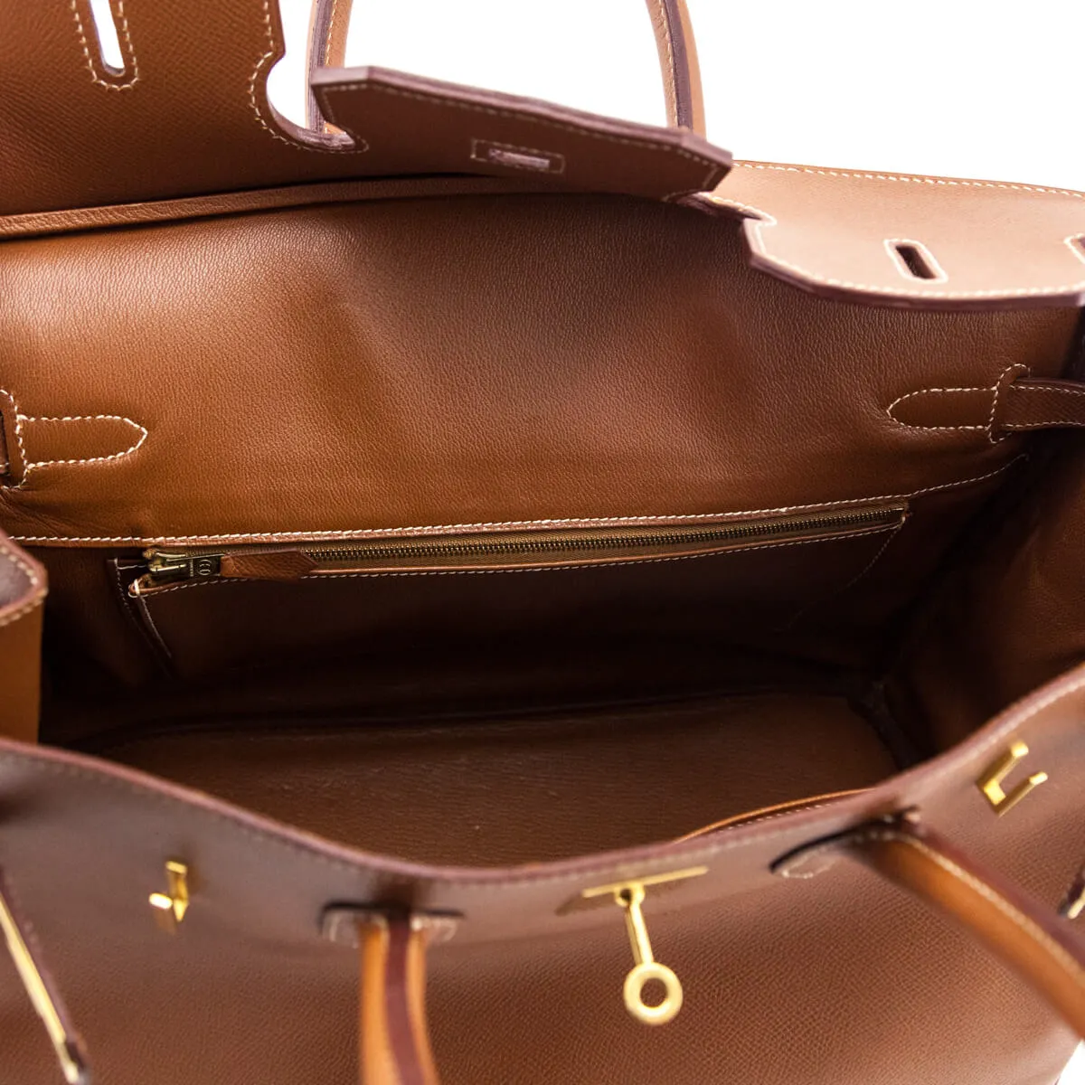 Hermes Gold Courcheval Vintage Birkin 35