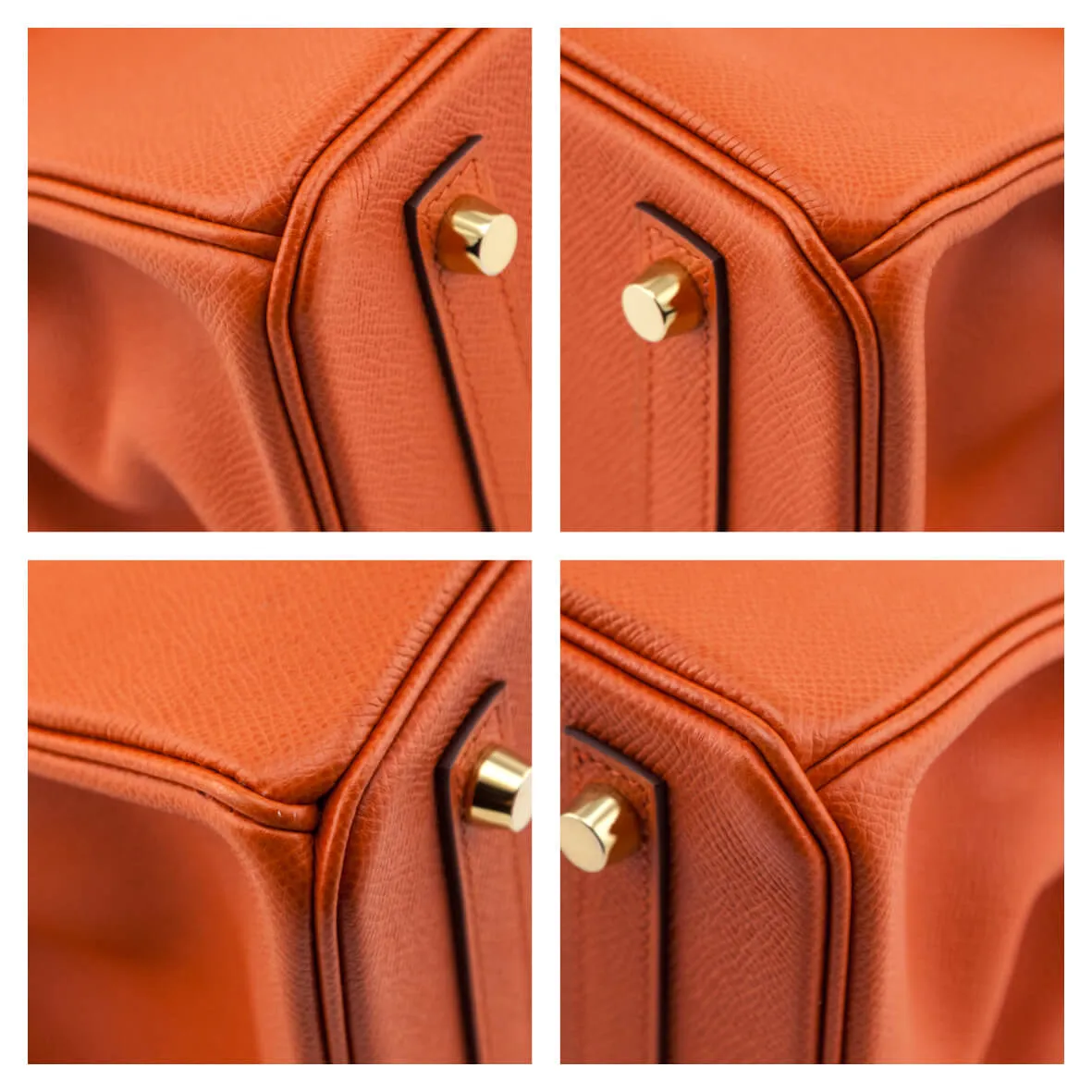 Hermes Orange Terre Battue Epsom Birkin 30