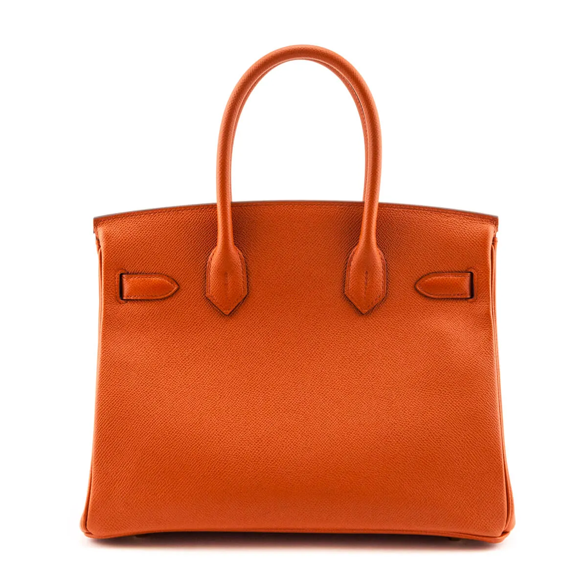 Hermes Orange Terre Battue Epsom Birkin 30