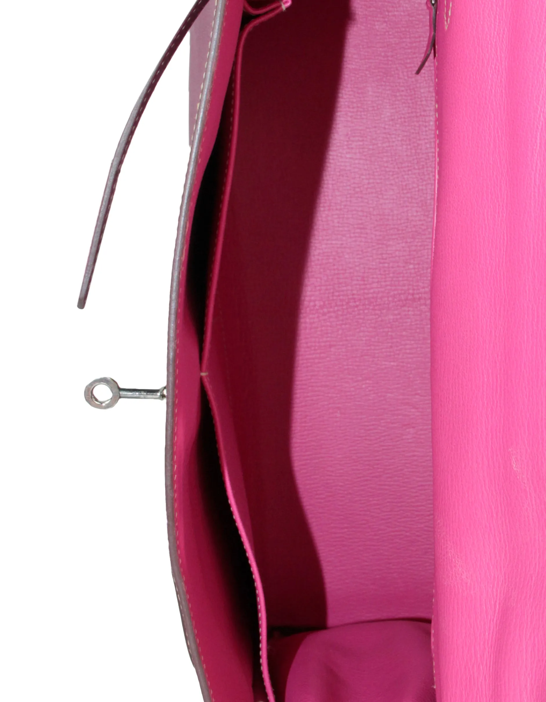Hermes Tosca/ Rose Tyrien Epsom Leather 35cm Candy Kelly Bag