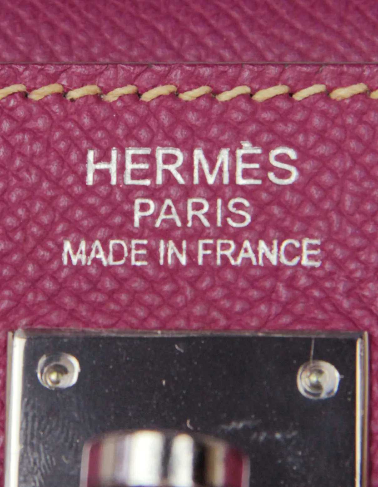 Hermes Tosca/ Rose Tyrien Epsom Leather 35cm Candy Kelly Bag