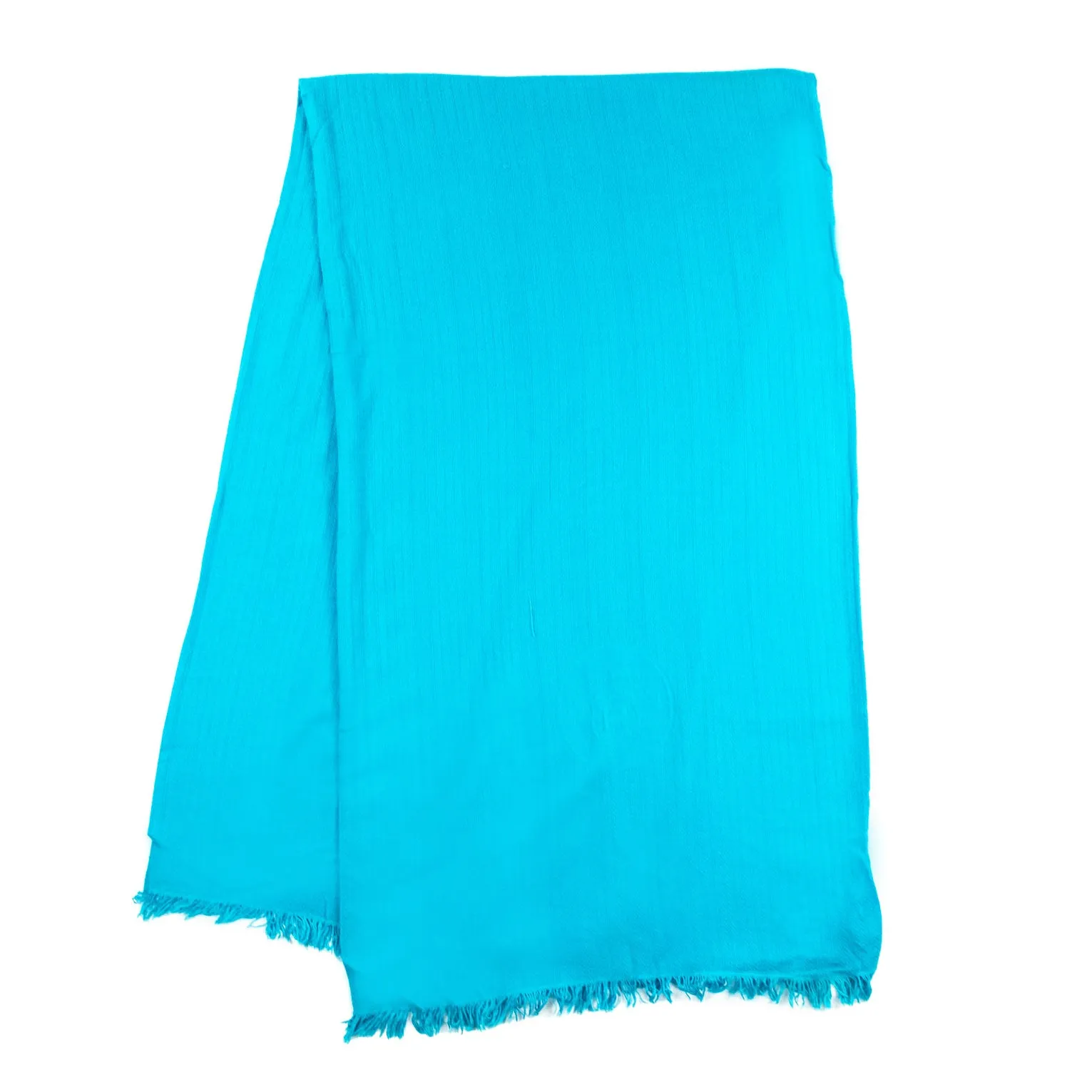 Hermes Turquoise Chevron Ex-Libris Cashmere Double Stole