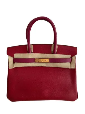 Hermès Birkin 30 HSS Rouge And Ruby Epsom Leather