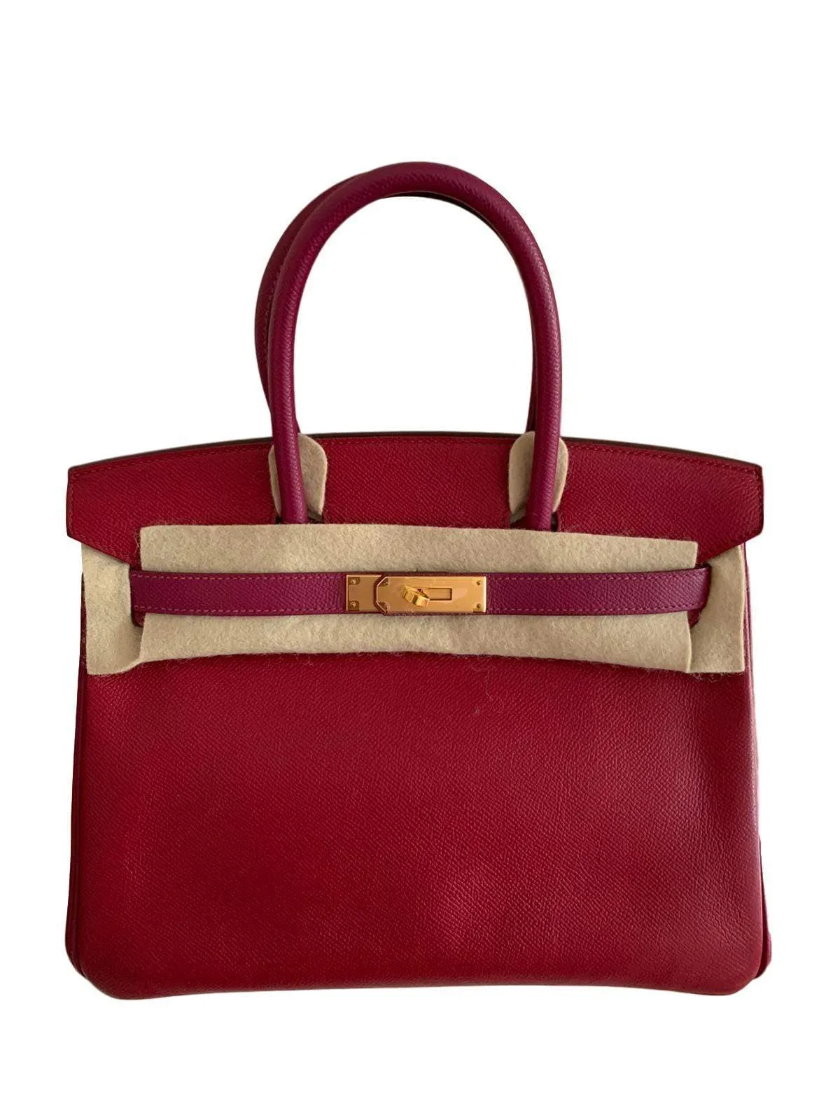 Hermès Birkin 30 HSS Rouge And Ruby Epsom Leather