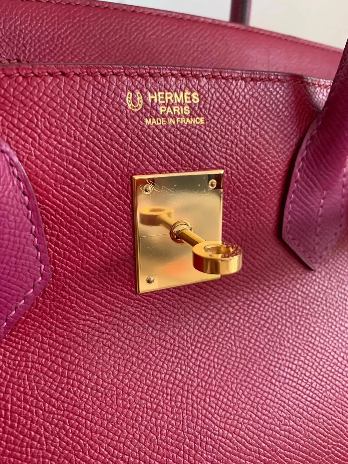 Hermès Birkin 30 HSS Rouge And Ruby Epsom Leather