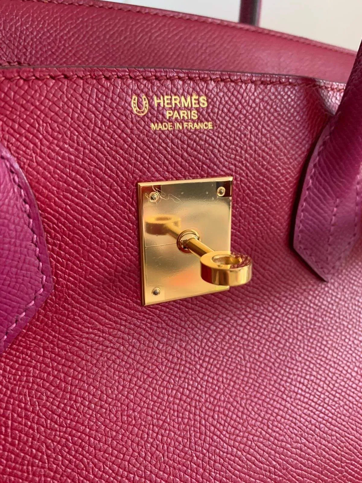 Hermès Birkin 30 HSS Rouge And Ruby Epsom Leather