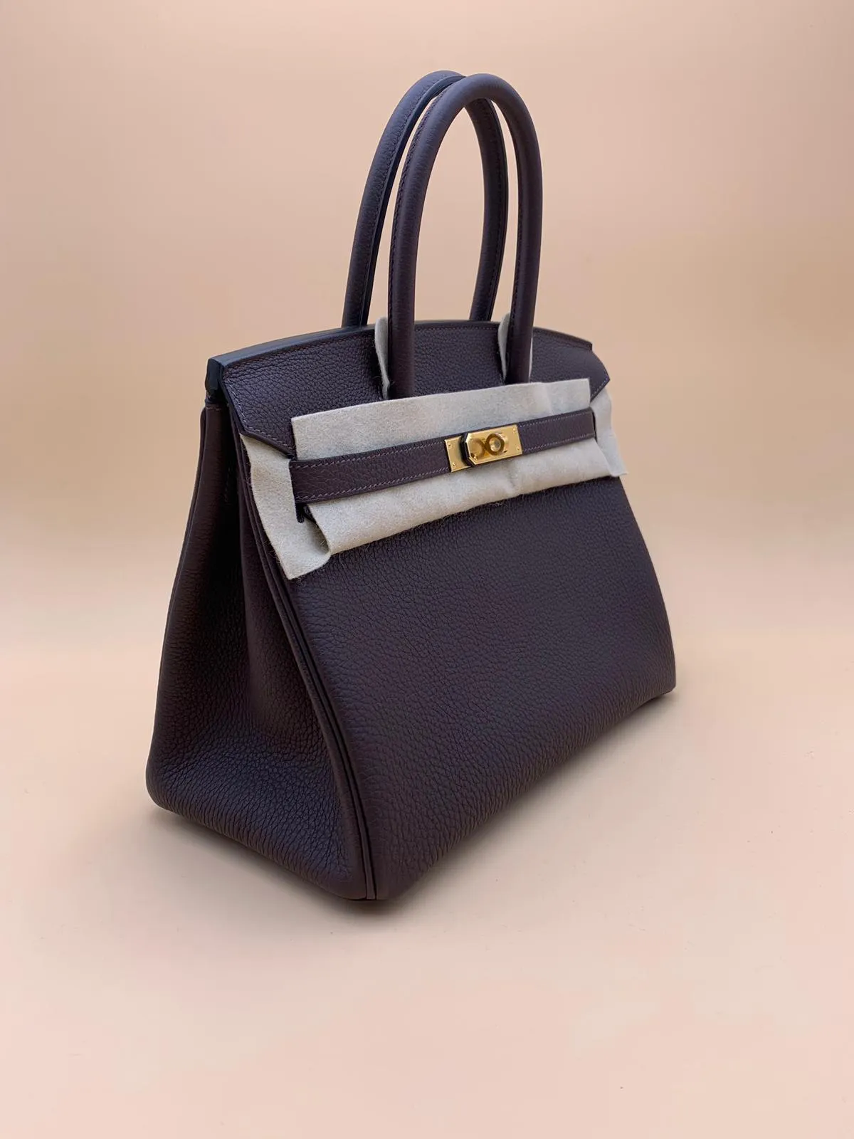Hermès | Chocolat Togo Birkin with Gold Hardware | 30