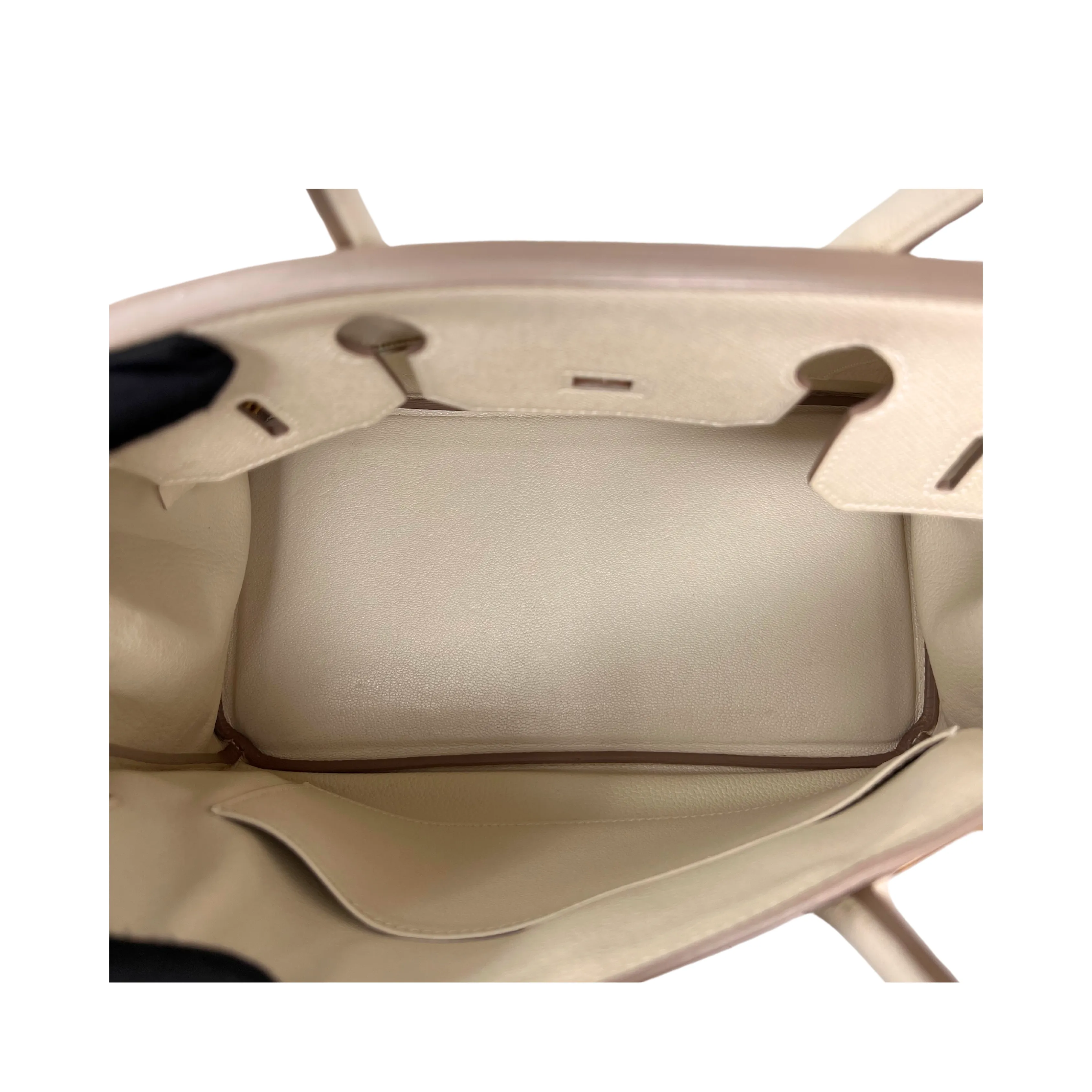 Hermès Clemence Birkin 30 Craie