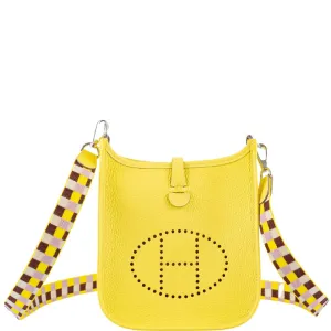Hermès Evelyne TPM Lime Clemence Palladium Hardware