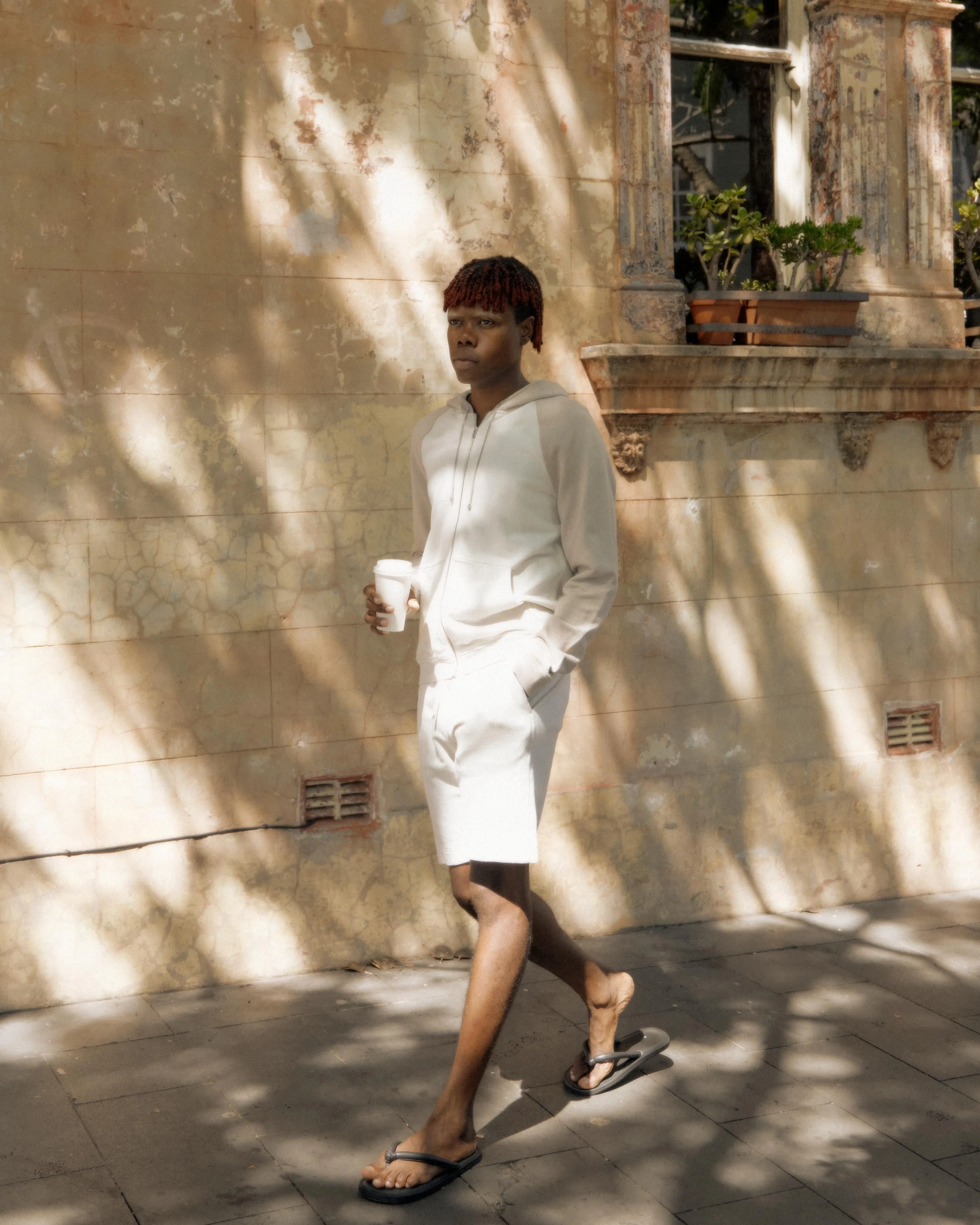 Hermès Fleece cotton shorts