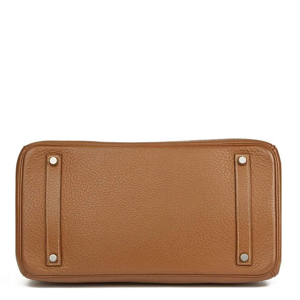 Hermès Gold Clemence Leather Birkin 35cm