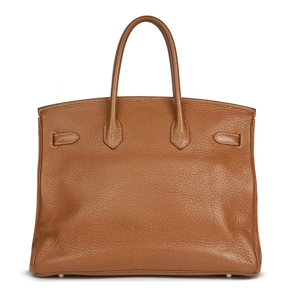 Hermès Gold Clemence Leather Birkin 35cm