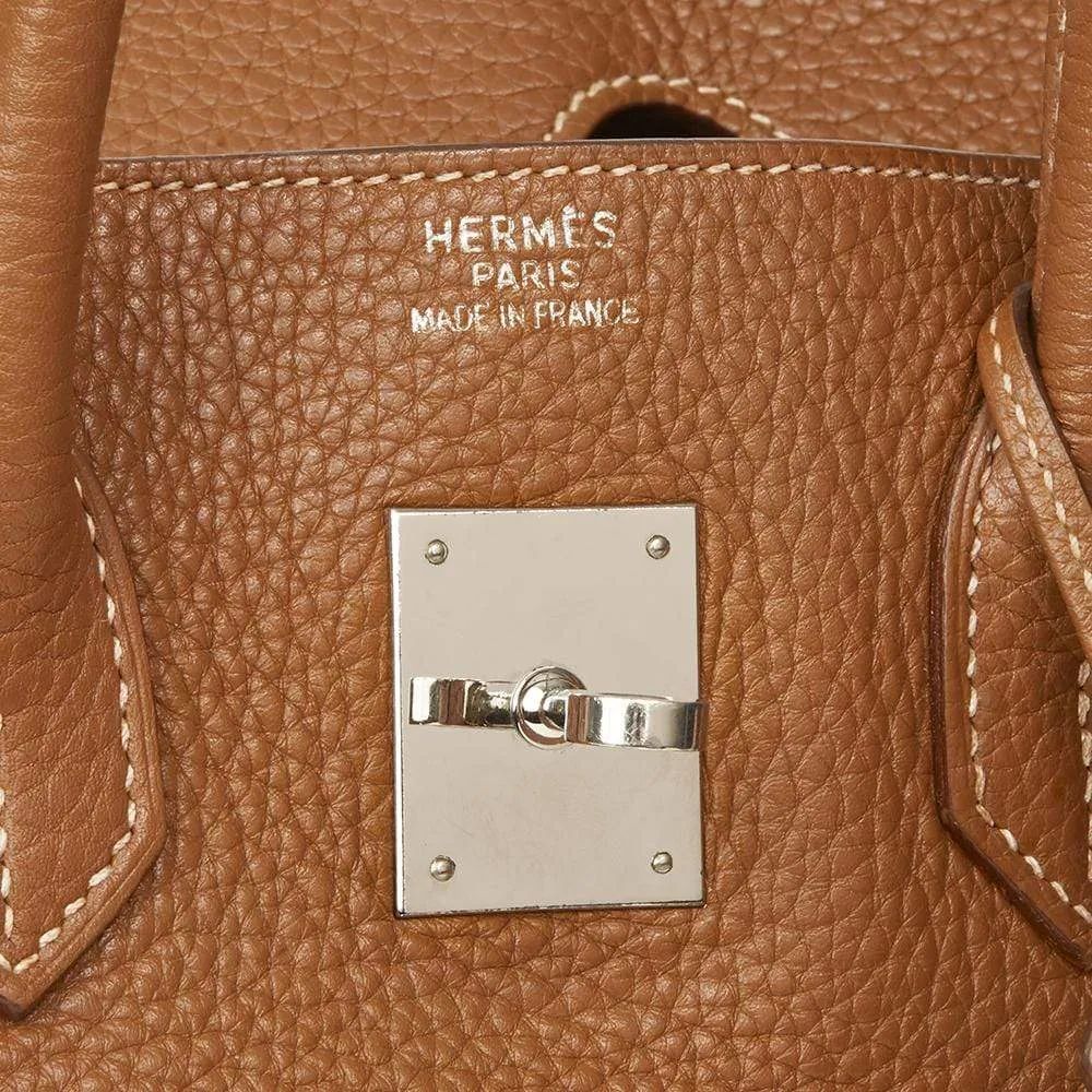 Hermès Gold Clemence Leather Birkin 35cm