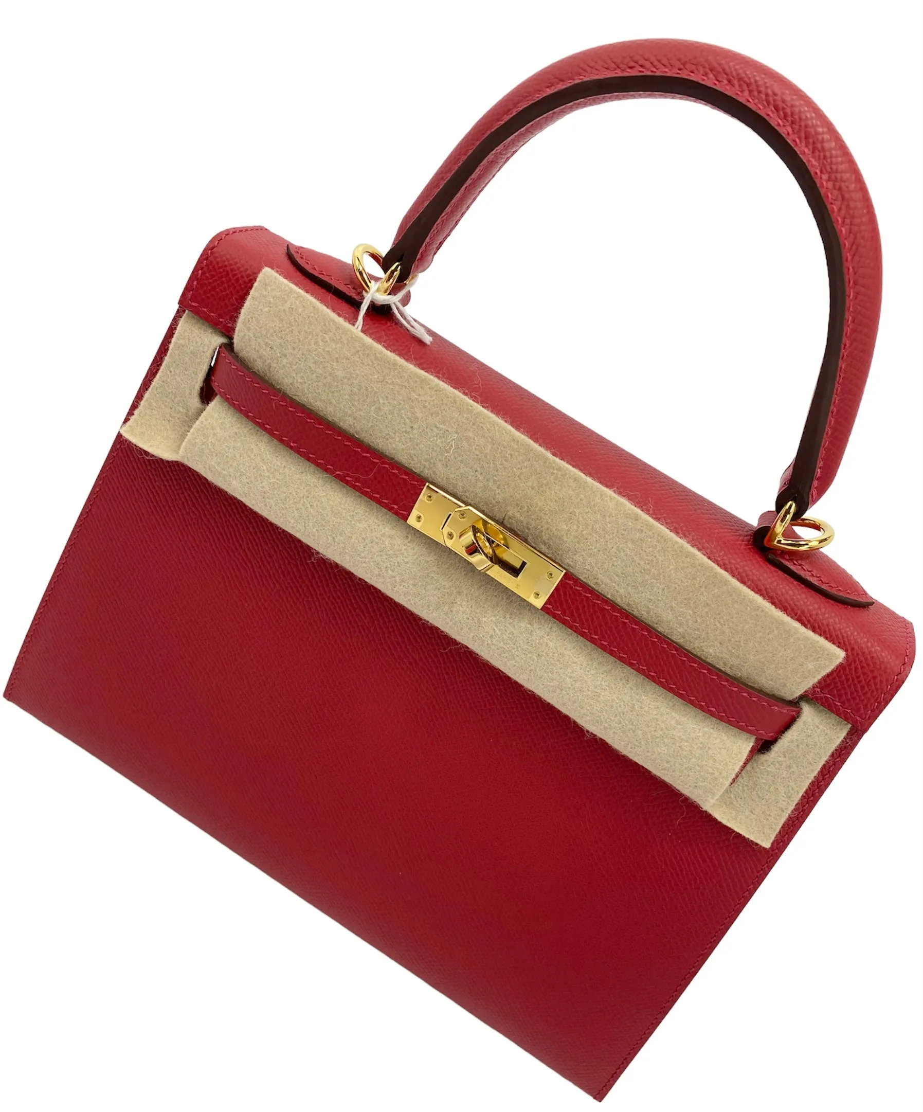 Hermès HSS Kelly 25 Sellier Rouge/Bleu