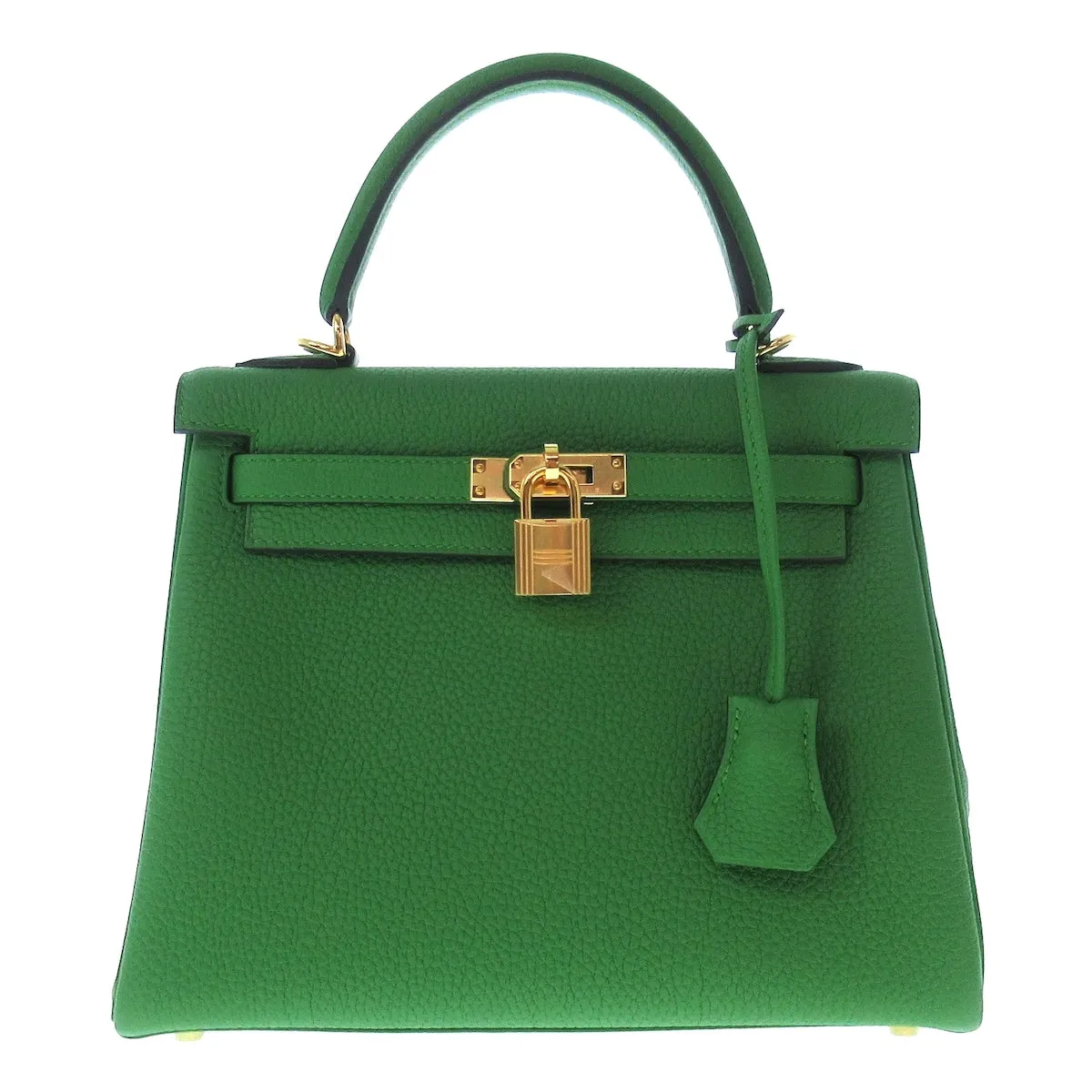 Hermès Kelly 25 Vert Yucca, Ghw