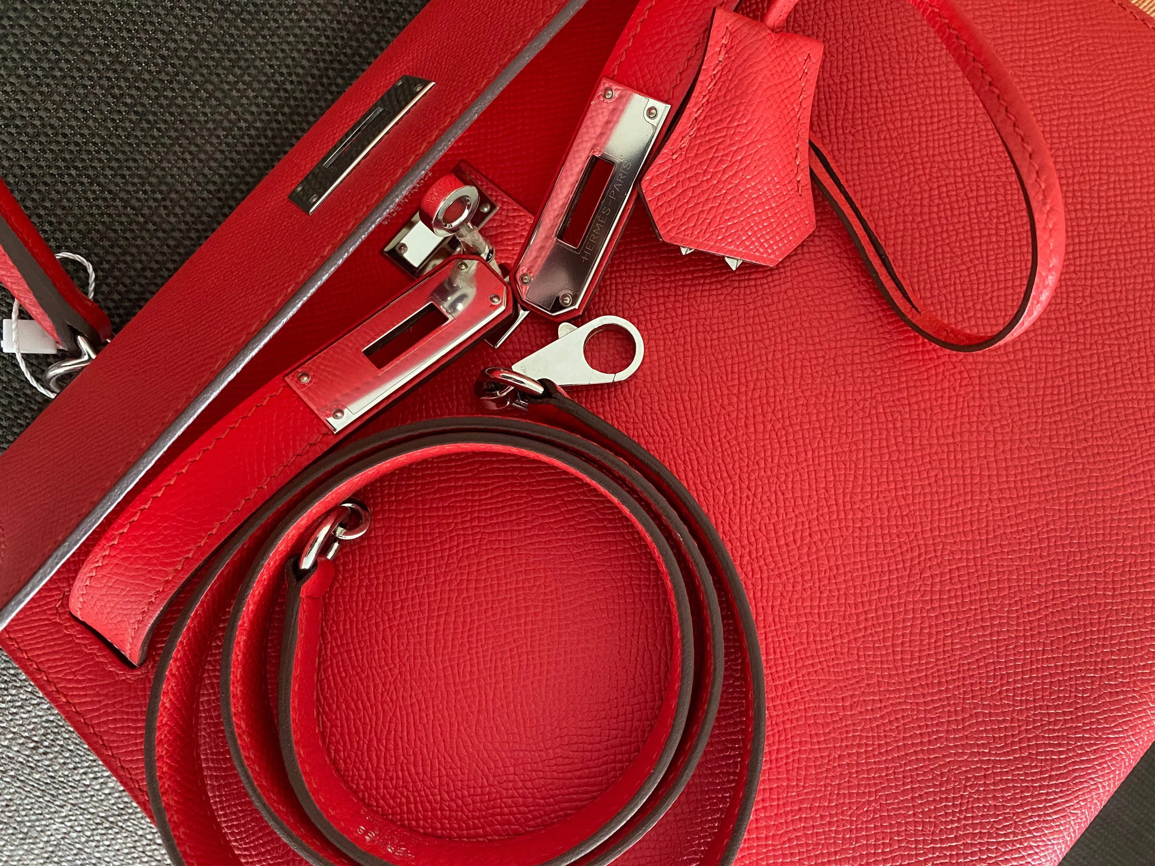 Hermès Kelly 28 Sellier Rouge