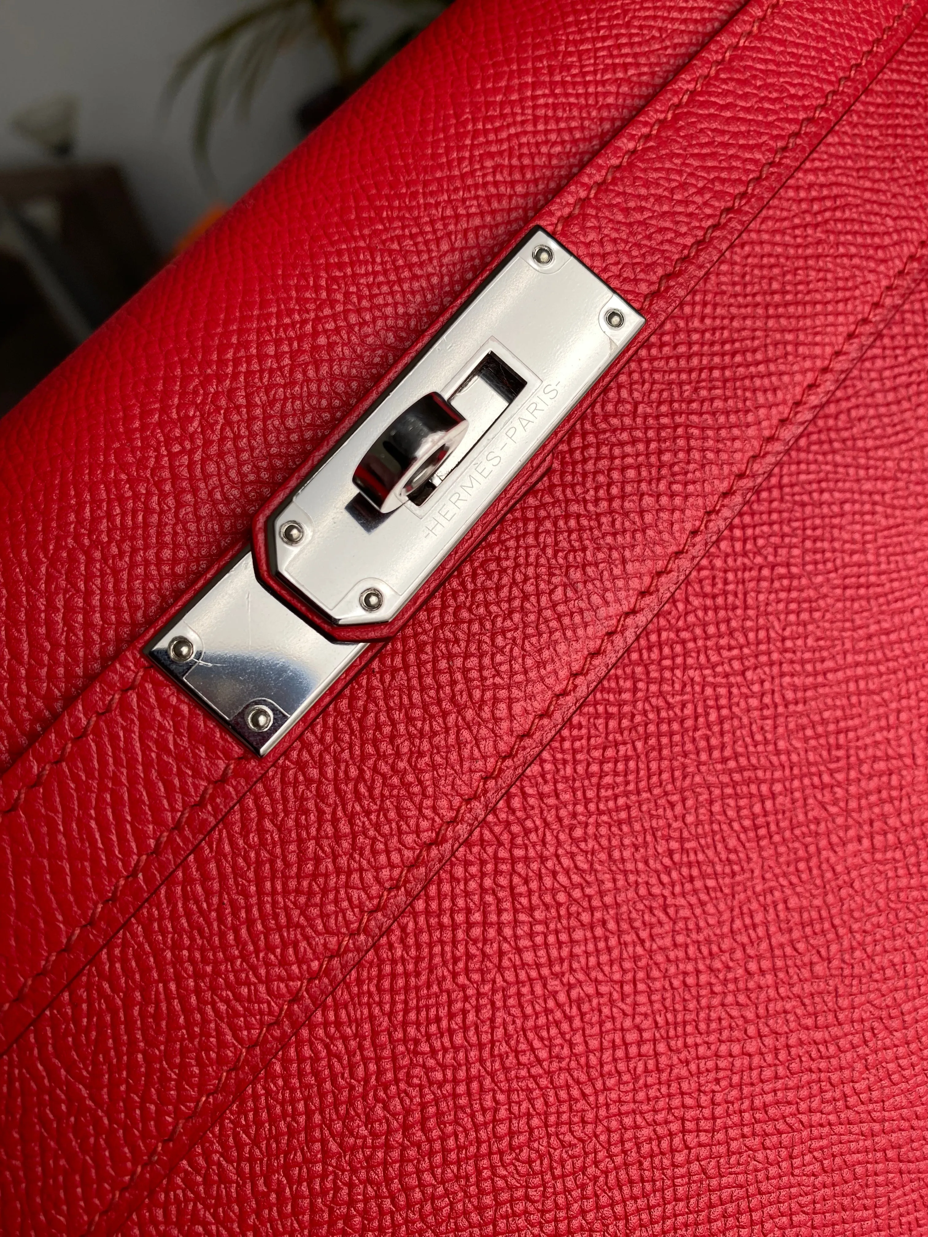 Hermès Kelly 28 Sellier Rouge