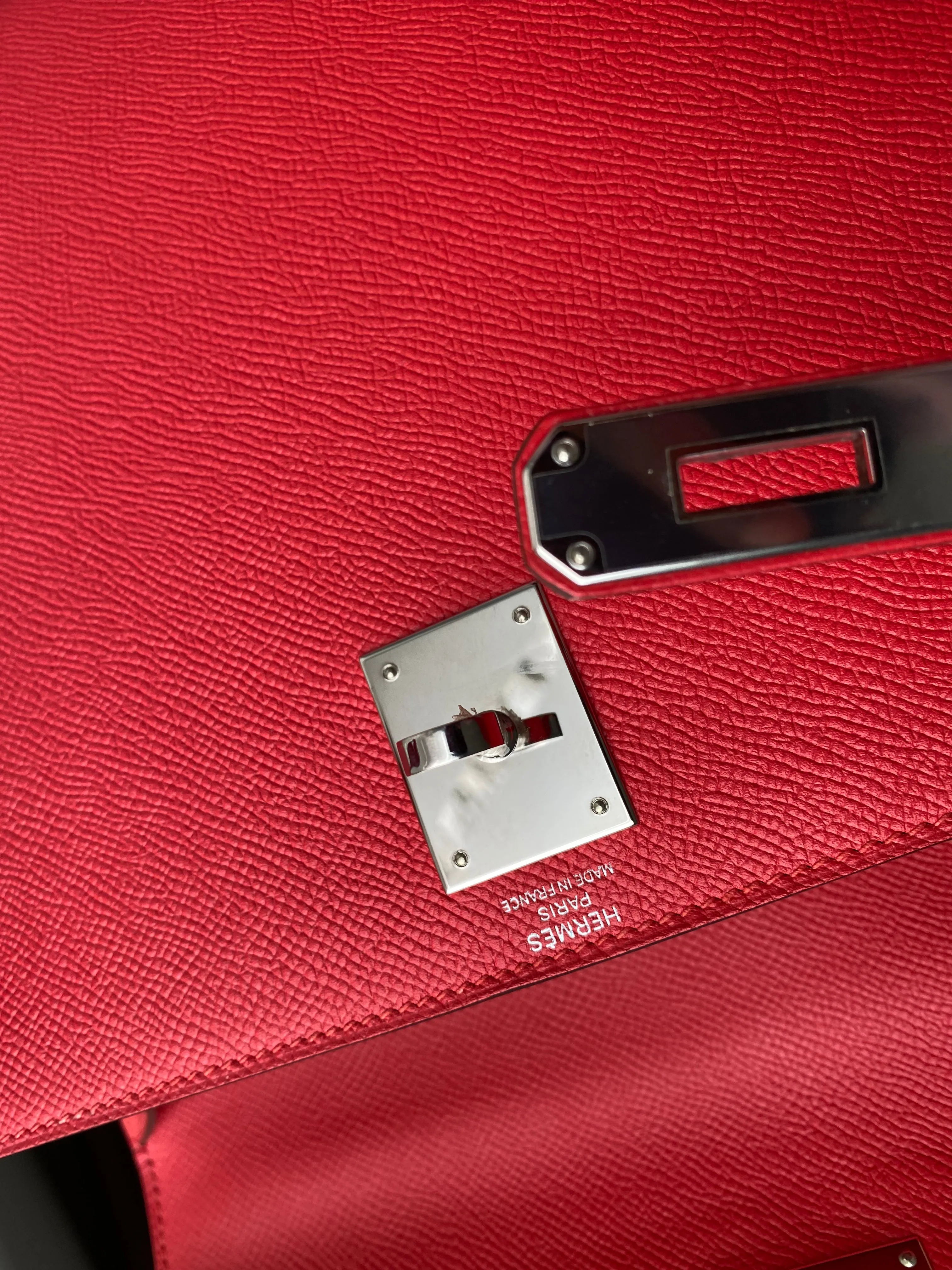 Hermès Kelly 28 Sellier Rouge