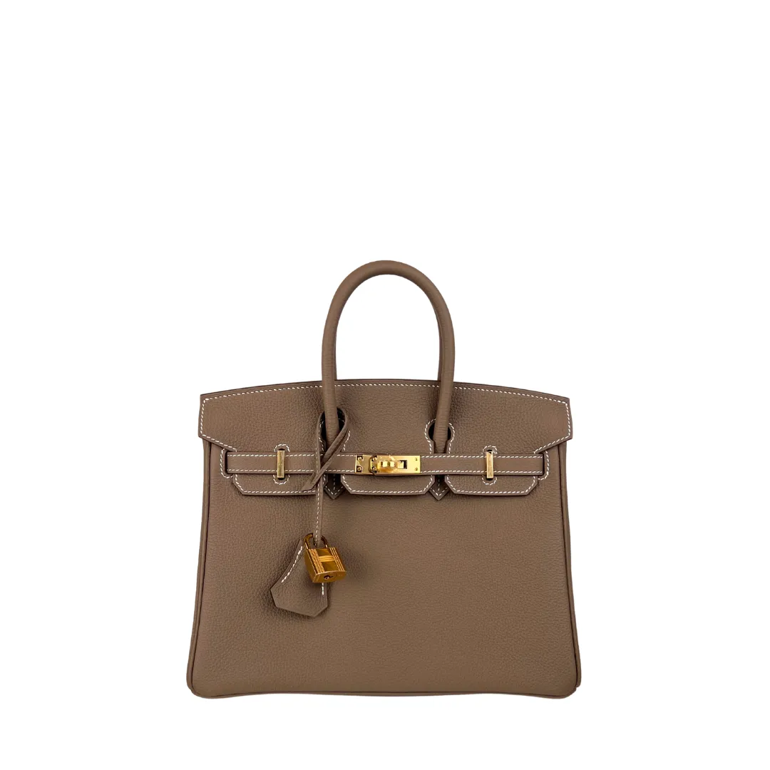 Hermès Togo Birkin 25 Etoupe