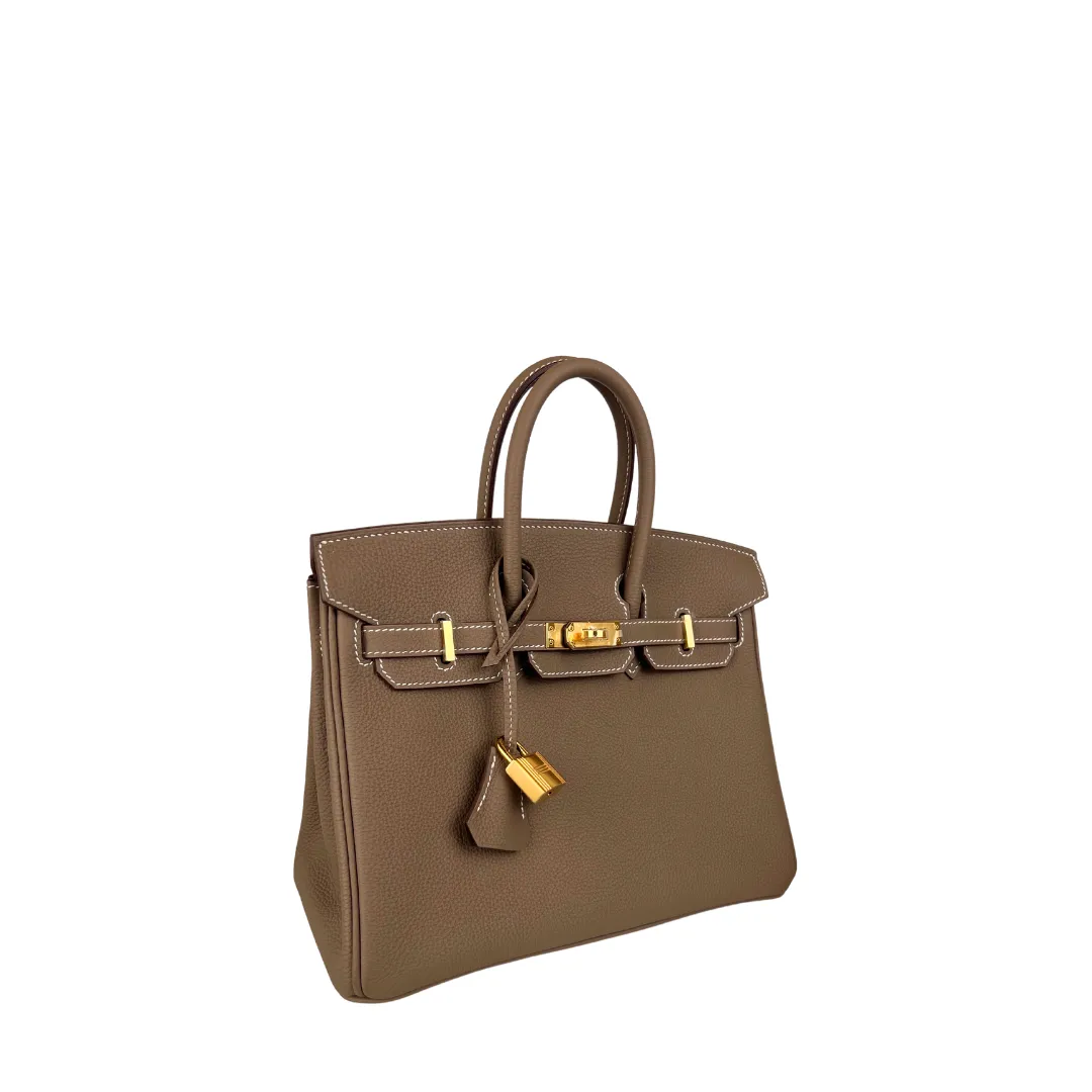 Hermès Togo Birkin 25 Etoupe