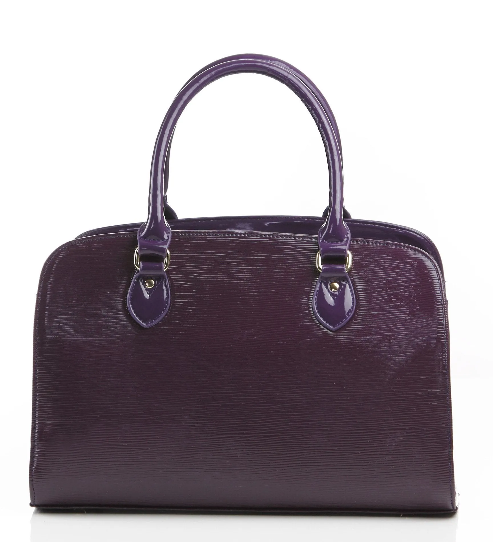 Hi Gloss Constance Satchel/Handbag - Wine