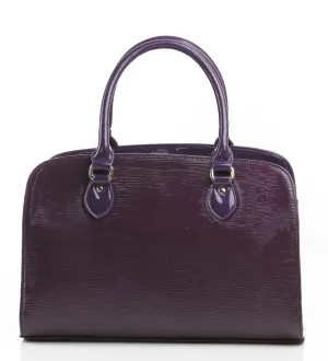 Hi Gloss Constance Satchel/Handbag - Wine