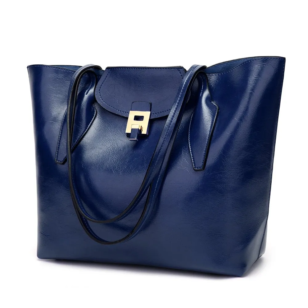 High Quality Leather Ladies Tote Bag