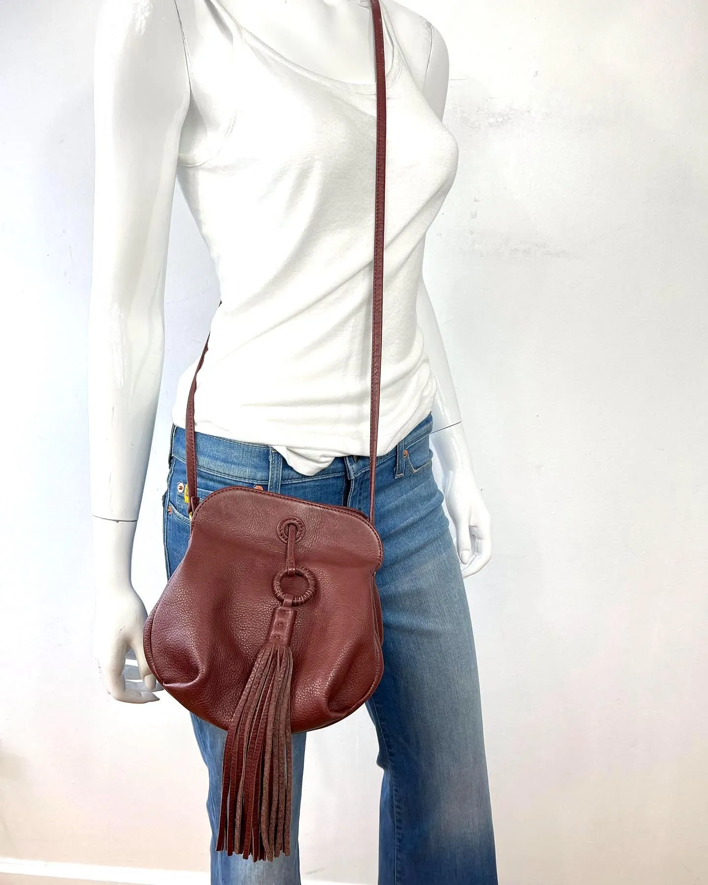 HOBO BIRDY LEATHER CROSSBODY BAG