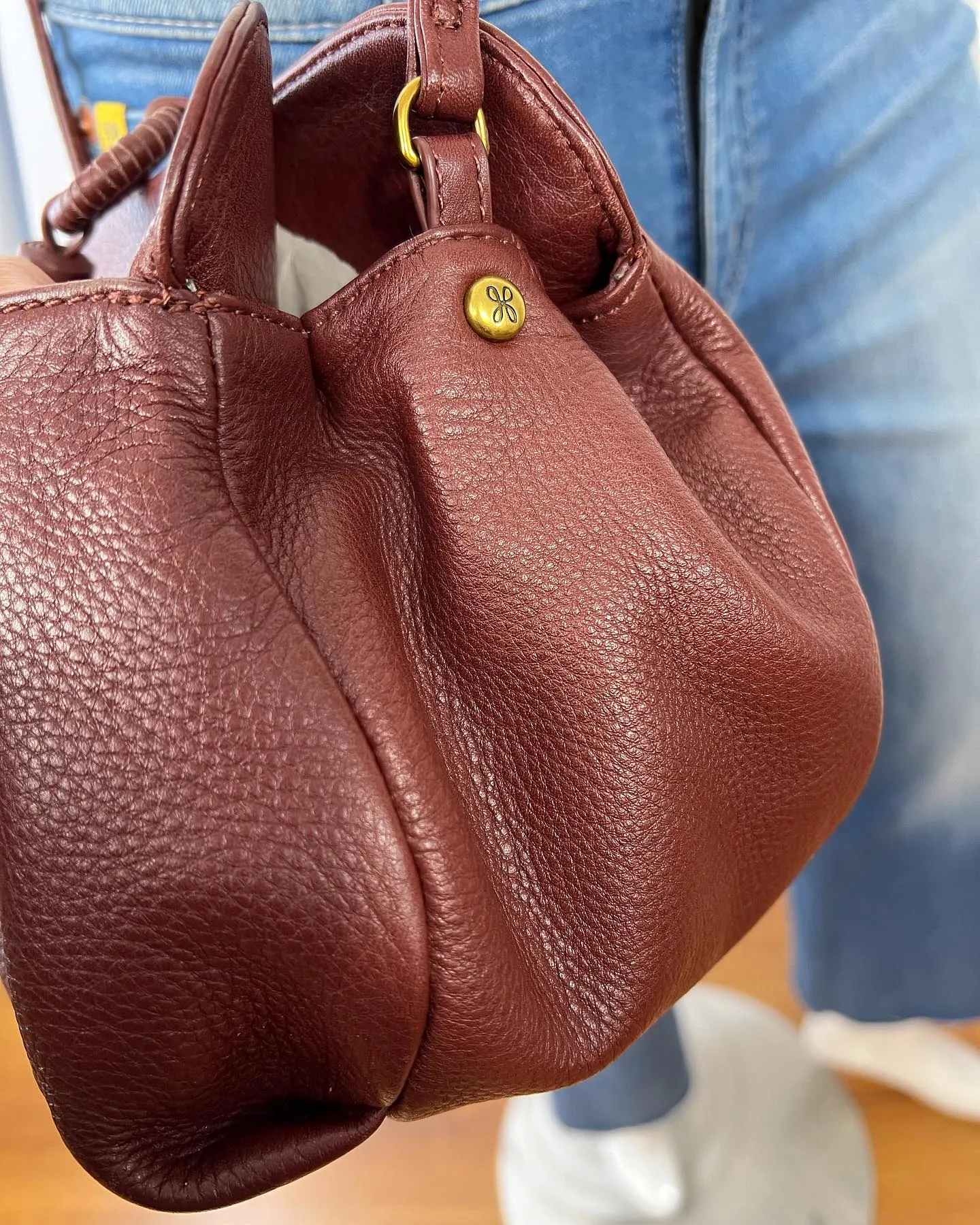 HOBO BIRDY LEATHER CROSSBODY BAG