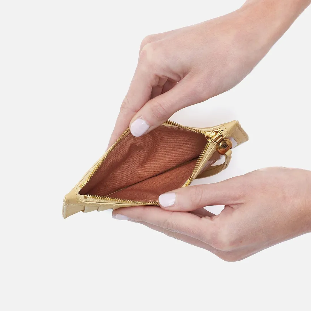 Hobo Carte Card Case Pebbled Leather