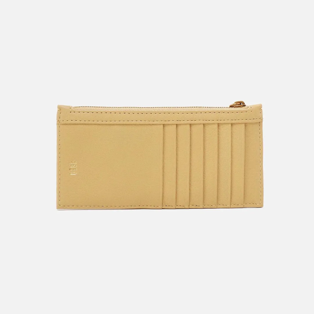 Hobo Carte Card Case Pebbled Leather