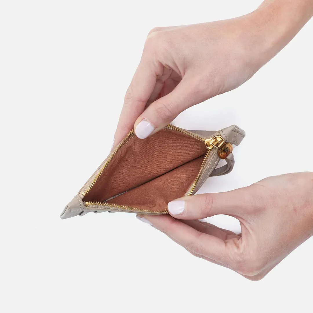 Hobo Carte Card Case Pebbled Leather