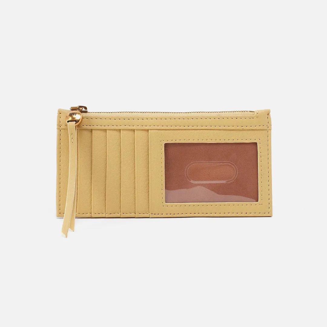 Hobo Carte Card Case Pebbled Leather