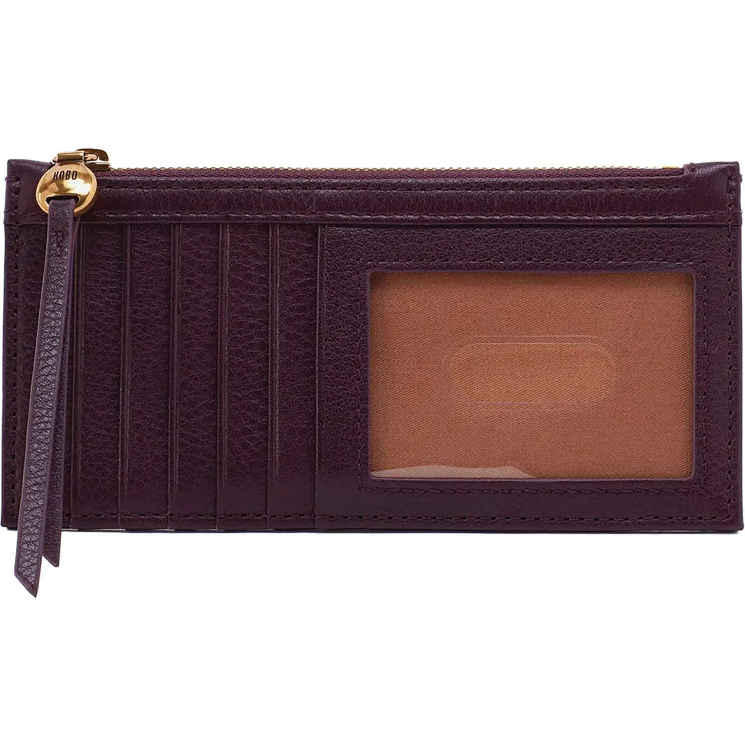 Hobo Carte Ruby Wine Pebbled Leather