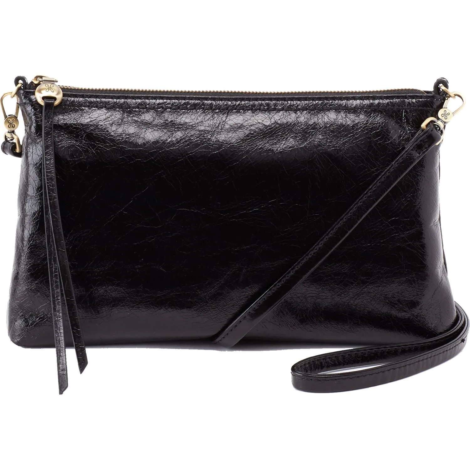 Hobo Darcy Black Polished Leather