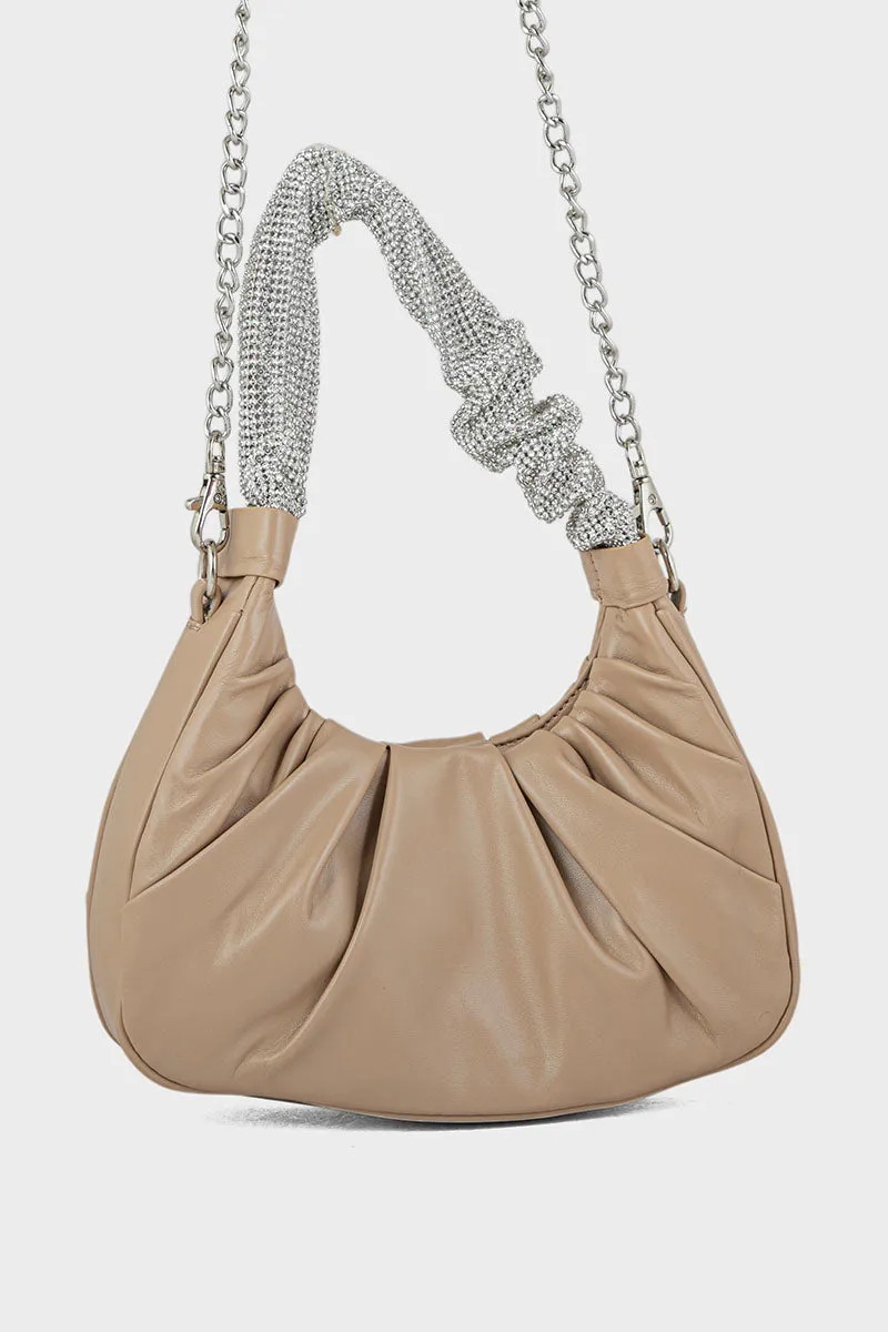 Hobo Hand Bags BH0042-Beige