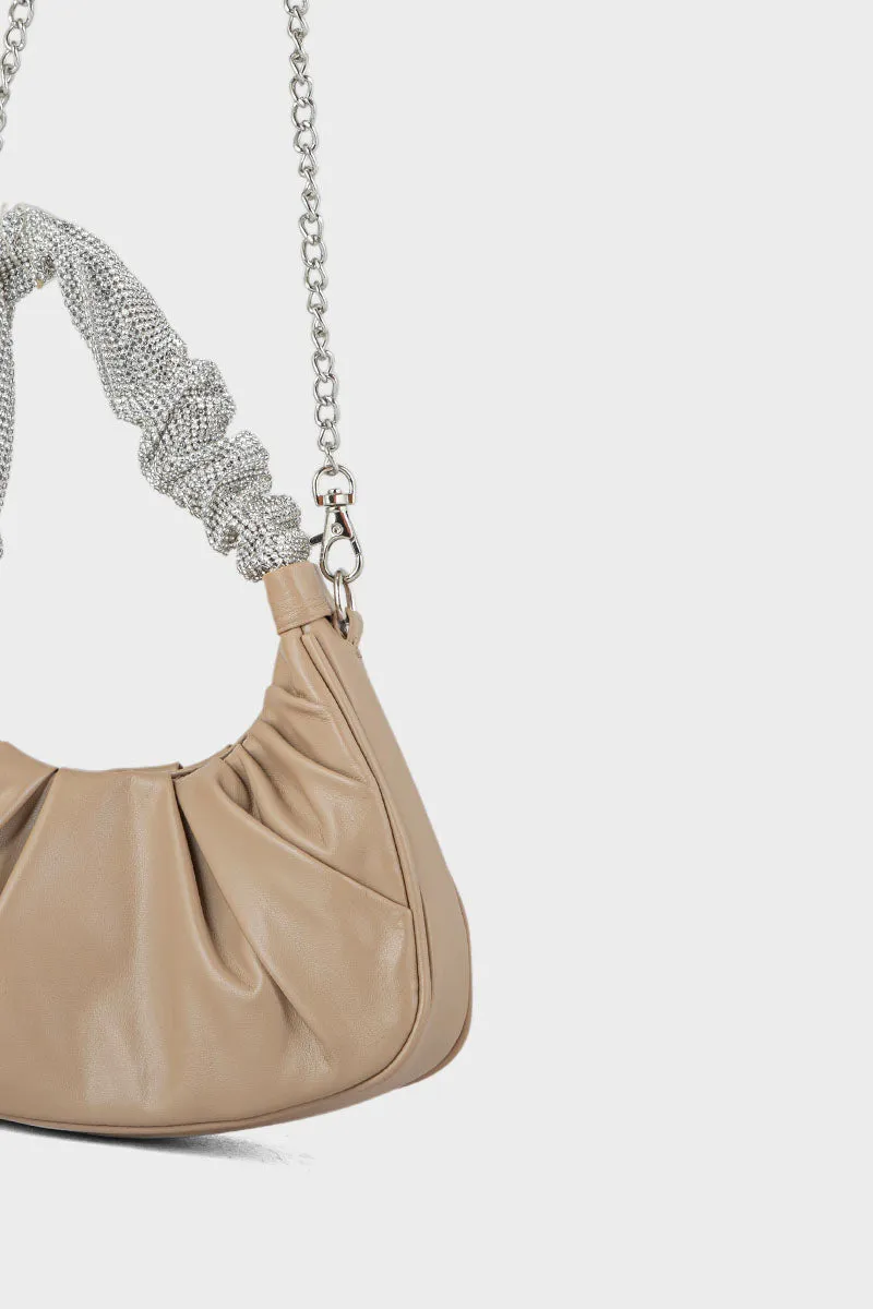 Hobo Hand Bags BH0042-Beige
