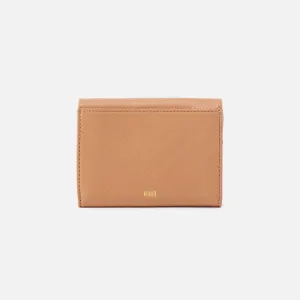 HOBO Lumen Leather Bi-Fold Wallet In Sandstorm